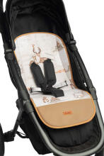 MUSLIN INSERT FOR A STROLLER - BROWN COPS