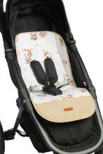 MUSLIN INSERT FOR A STROLLER - BEIGE BUNNY