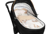 MUSLIN PUSHCHAIR SET - BROWN COPS