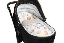 MUSLIN PUSHCHAIR SET - ZODIAC GREY