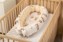 BABY NEST MUSLIN - BEIGE BUNNY