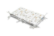 COTTON COT BUMPER GRAY FOREST