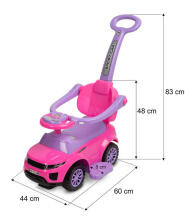 RIDE-ON TOY SPORT CAR PINK