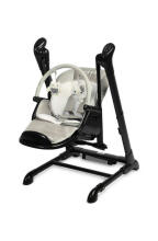 HIGH CHAIR + SWING INDIGO BLACK GREY