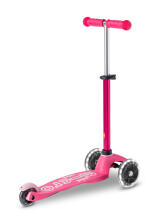 MICRO skrejritenis Mini Micro Deluxe LED Pink, MMD075