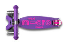 MICRO skrejritenis Maxi Micro Deluxe LED Purple, MMD066