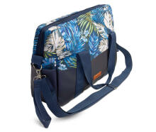 ECO LEATHER stroller BAG BLUE PARROTS 