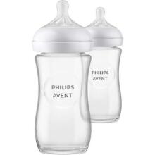SCY933/02 RESPONSIVE NATURAL GLASS BOTTLE 2x240ml
