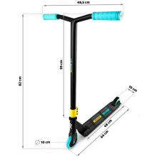 Самокат SOKE GO! (1544) Yellow/Blue 100mm