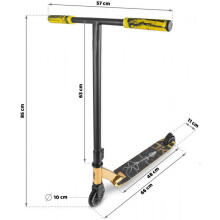 Самокат SOKE EVO STREET (1644) Gold 100mm