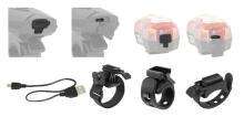 Velo lukturu komplekts Force EXPRESS USB