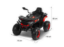 BATTERY VEHICLE QUAD GIGANT BLUE