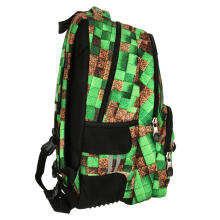 Ikonka Art.KX3760_2 Stright Pixel Cubes school backpack
