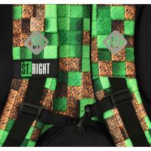 Ikonka Art.KX3760_2 Stright Pixel Cubes school backpack
