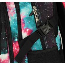 Ikonka Art.KX3761 4 compartment school backpack 17 inch cosmos Niebula