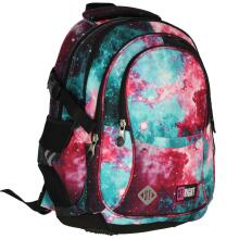 Ikonka Art.KX3761 4 compartment school backpack 17 inch cosmos Niebula