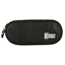 Ikonka Art.KX3762_1 Padded sachet pencil case with flap Shiny Snake