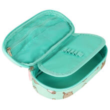 Ikonka Art.KX3766_1 Padded pencil case with flap Pusheen Mint