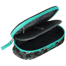 Ikonka Art.KX3767 Padded pencil case with flap football