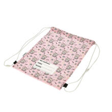 Ikonka Art.KX3768_2 Children's shoe bag mouse pink