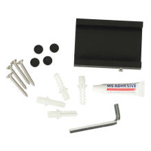 Ikonka Art.KX3849 Telescopic extension wall hanger 84cm black