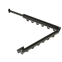 Ikonka Art.KX3849 Telescopic extension wall hanger 84cm black