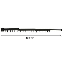 Ikonka Art.KX3850 Telescopic extension wall hanger 114cm black