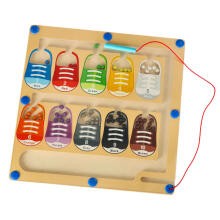 Ikonka Art.KX3856_1 Educational whiteboard sorting coloured balls shoes
