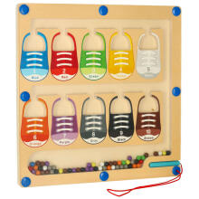 Ikonka Art.KX3856_1 Educational whiteboard sorting coloured balls shoes