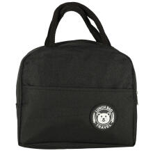 Ikonka Art.KX5110_3 Thermal insulation bag breakfast lunch black