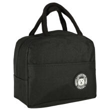 Ikonka Art.KX5110_3 Thermal insulation bag breakfast lunch black