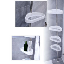 Ikonka Art.KX3985_1 Bathroom corner shelf telescopic shower 320cm