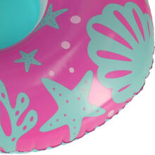 Ikonka Art.KX4011 BESTWAY 34091 Inflatable pontoon with canopy pink