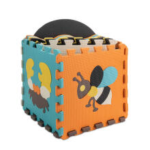 Ikonka Art.KX5210_1 Foam puzzle baby playpen mat 25el ko foil
