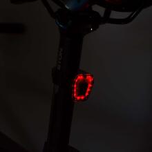Ikonka Art.KX4237 Red bicycle light built-in rechargeable battery