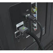 Ikonka Art.KX4239 HDMI-HDMI cable Slim 2.0 4K end 3m