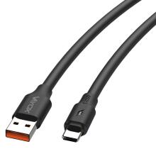 Ikonka Art.KX4240 USB-USB-C cable with two ends 120W 3A 1m black