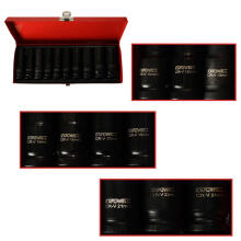 Ikonka Art.KX4723 Impact sockets 1/2'' 10-24 mm set 10el.