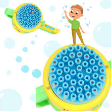 Ikonka Art.KX4893_1 Soap bubble machine gun light yellow
