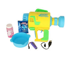 Ikonka Art.KX4893_1 Soap bubble machine gun light yellow