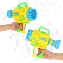 Ikonka Art.KX4893_1 Soap bubble machine gun light yellow