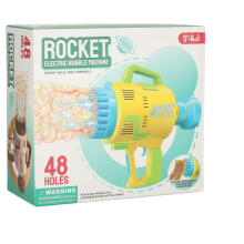 Ikonka Art.KX4893_1 Soap bubble machine gun light yellow