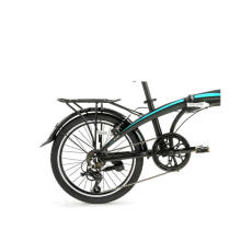 Складной велосипед Bisan 20 FX3500 TRN (PR10010251) черный/синий