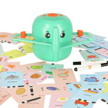 Ikonka Art.KX3861 Educational drawing robot learning to write green