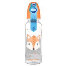 CANPOL BABIES šaura kakla pudelīte CUTE ANIMALS, 250 ml, 11/841_ora