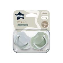 TOMMEE TIPPEE māneklītis silikona MODA 0-6 m., 2 gab., 43338499