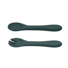 La Bebe™ Basic  Silicone Fork Art.169083 Misty Green