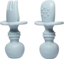 La Bebe™ Basic  Silicone Fork Art.169084 Light Beige