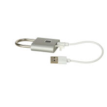 Ikonka Art.KX3852 Fingerprint padlock nteligent black