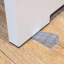 Ikonka Art.KX4924_2 Silicone door stopper wedge transparen